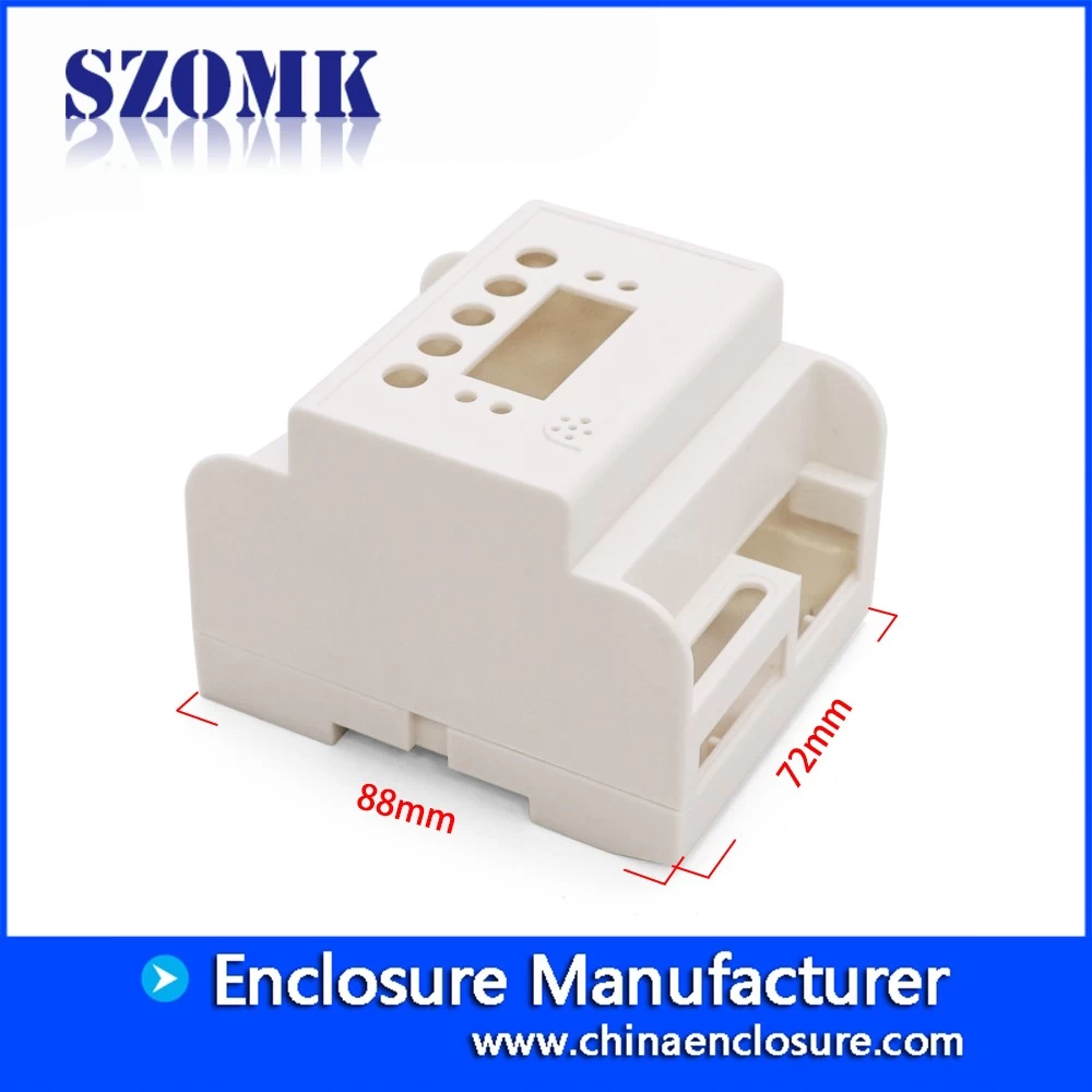 guangdong factory plastic din rail electronic junction enclosure fire monitoring box size 88*72*63