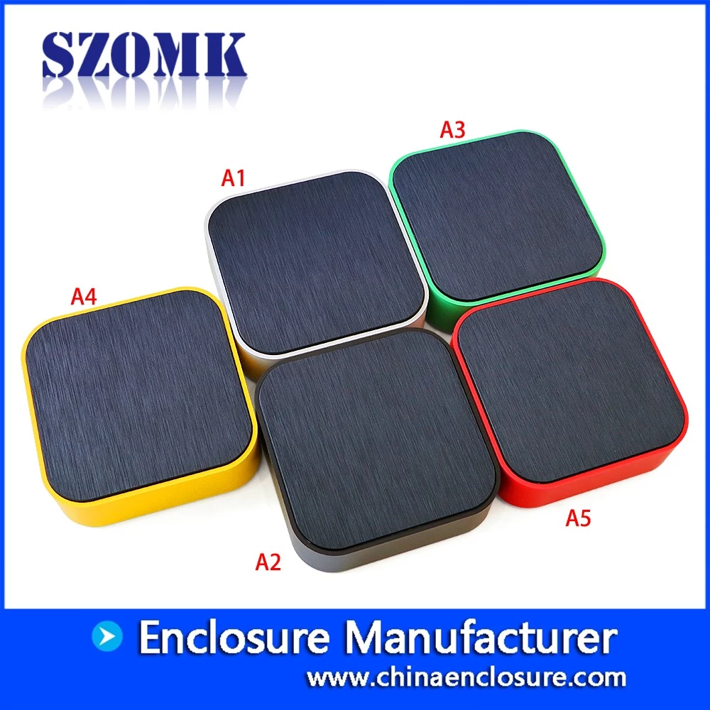 high quality custom square plastic junction box electronic enclosure AK-S-123 98*98*32mm