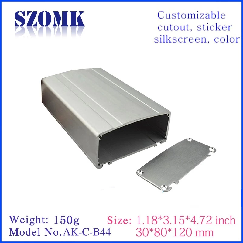 high quality electrical aluminum distribution casing for pcb AK-C-B44 30*80*120