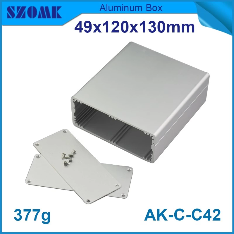 high quality extruded aluminum enclosure for pcb AK-C-C42 49*120*130mm