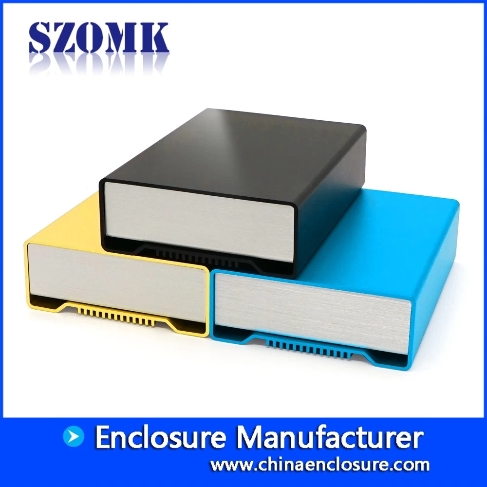 high quality instrument aluminum profile enlcosure DIY electronic alloy aluminum chassis heat sink 46*120*170mm
