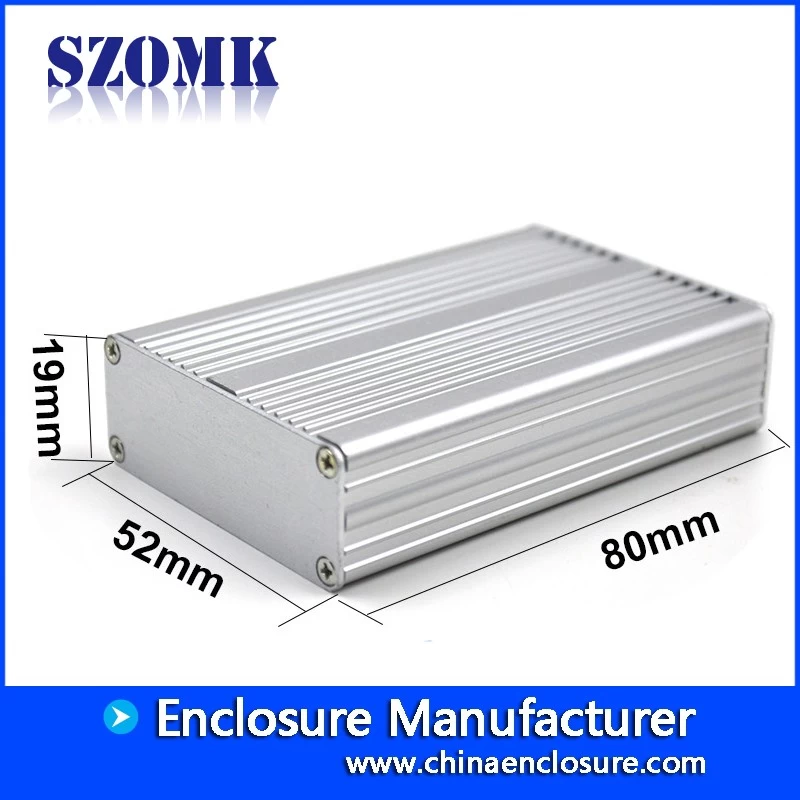 hot sale aluminium electronic project extruded control enclosure for pcb AK-C-B10