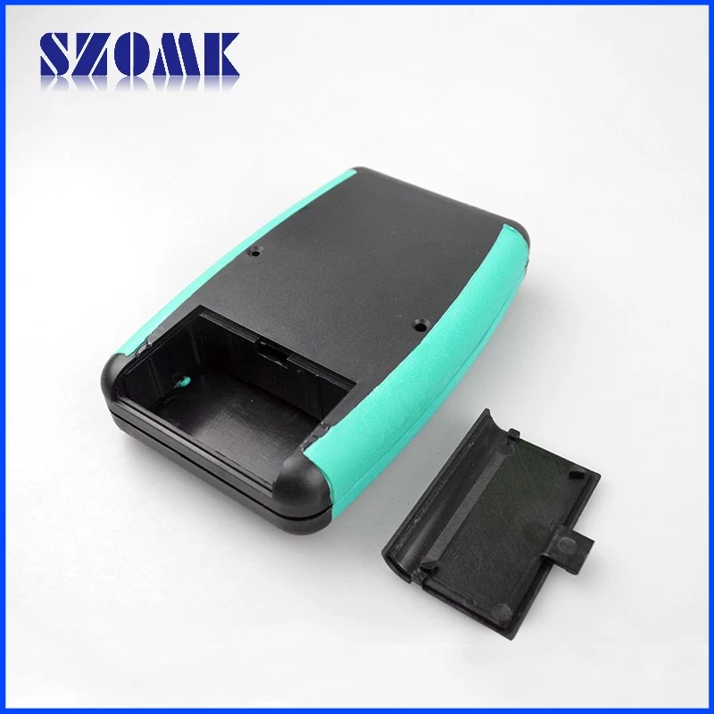 hot-selling abs plastic enclosure handheld junction box with 9V battery holder AK-H-07A