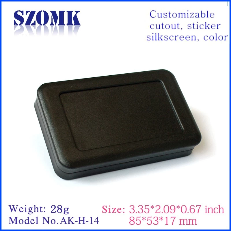 hot selling abs small  outlet enclosure plastic handheld enclosure electrical instrument for electronic plastic case