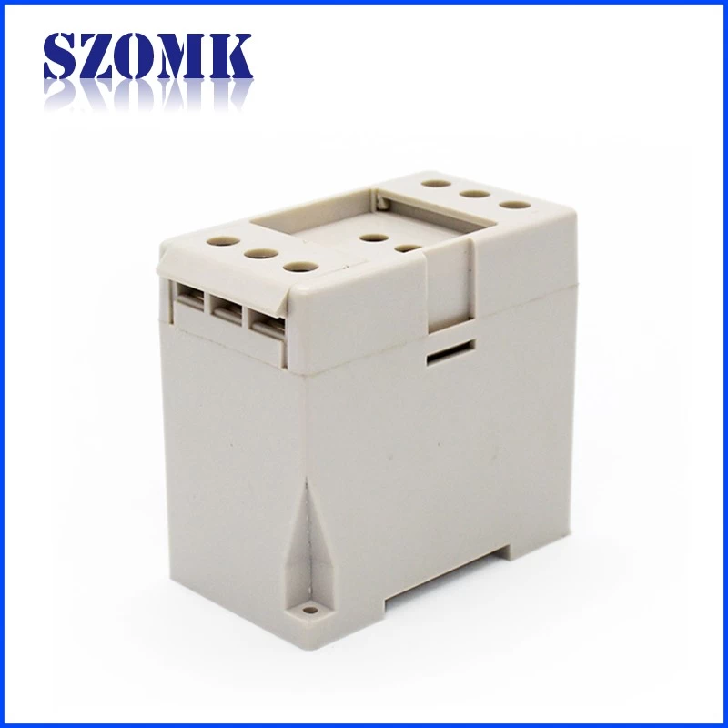 indusrial plastic din rail electronic relay enclosure manufacture plastic dinrail casing with 75*71*43mm