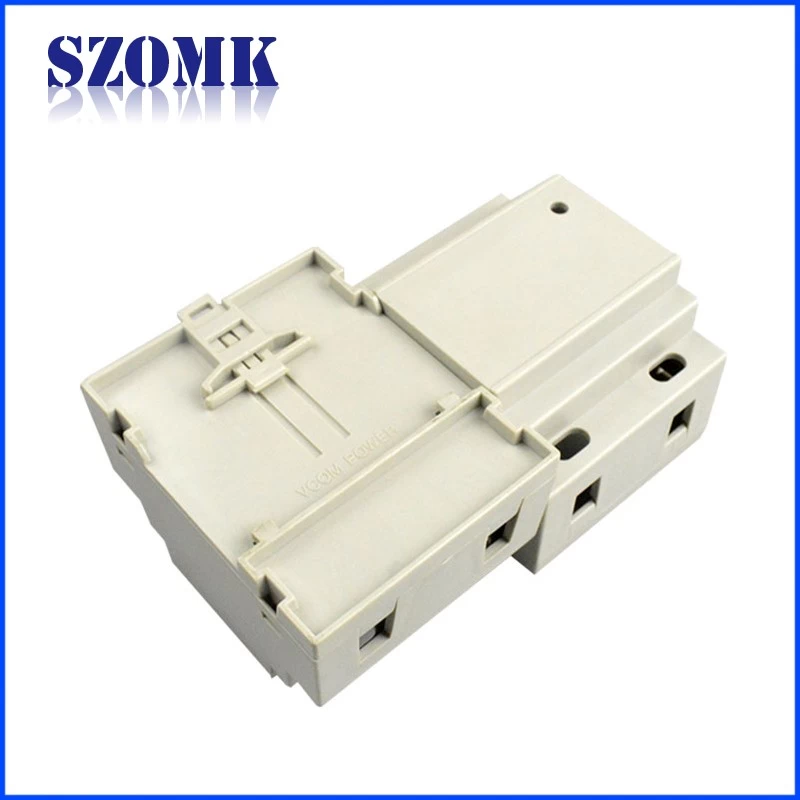 indusrial plc plastic din rail enclsoure for electronic device from szomk with  88*70*51mm