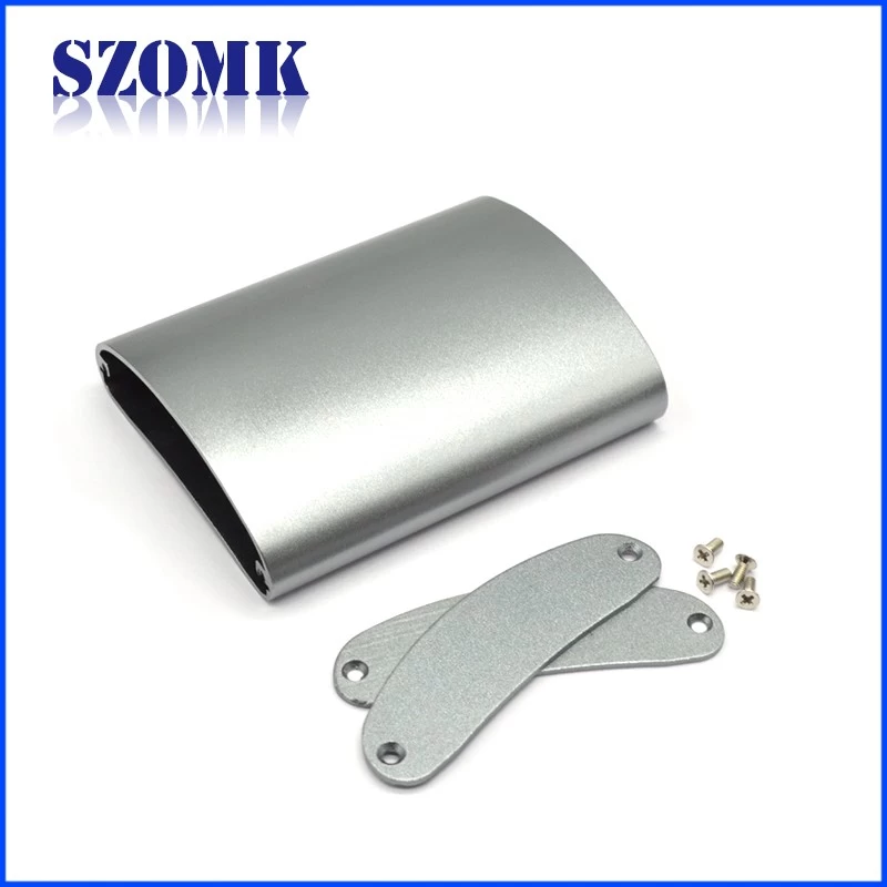 industrial aluminum electronic project enclosure custom aluminum amplfier casing with 91*70*20mm