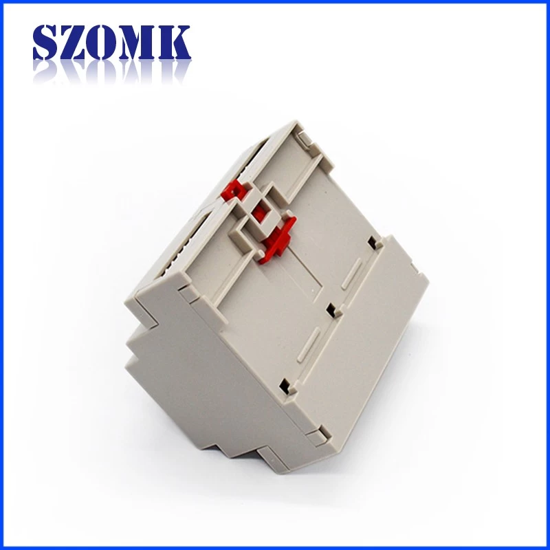 industrial plastic din rail relay enclosure for electronic pcb plastic enclosure with 106*50*98mm