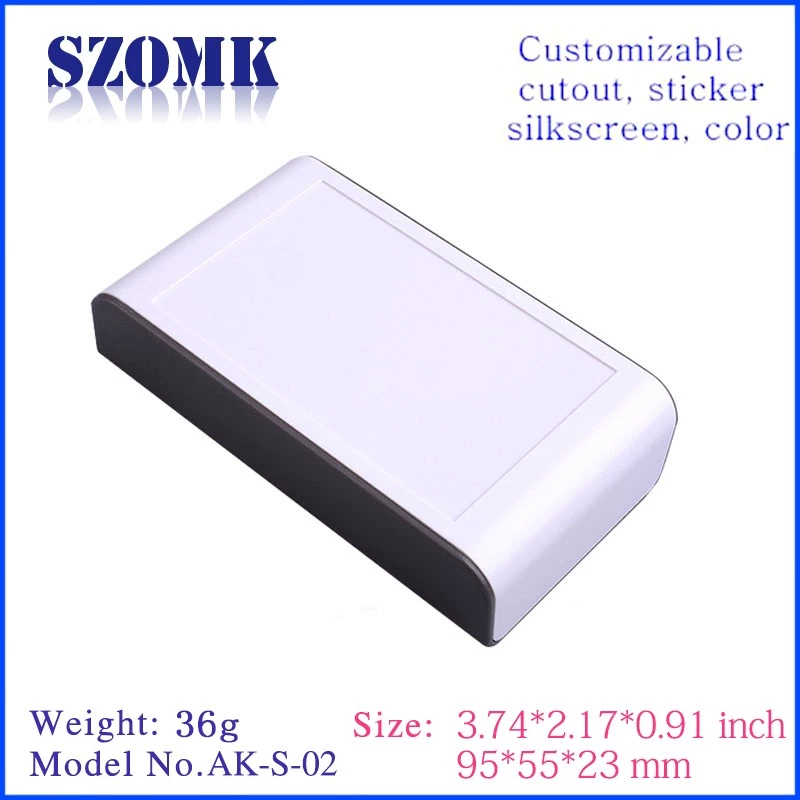 industrial plastic standard electronic enclosure custom plastic power driver housing with  95*55*23mm