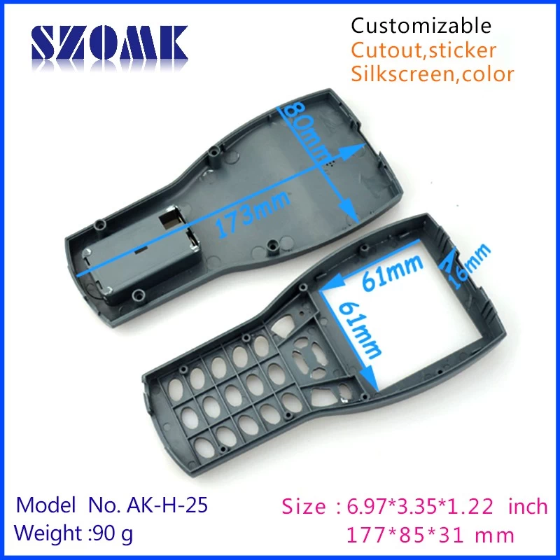 keyboard handheld enclosure housing abs material junction box AK-H-25