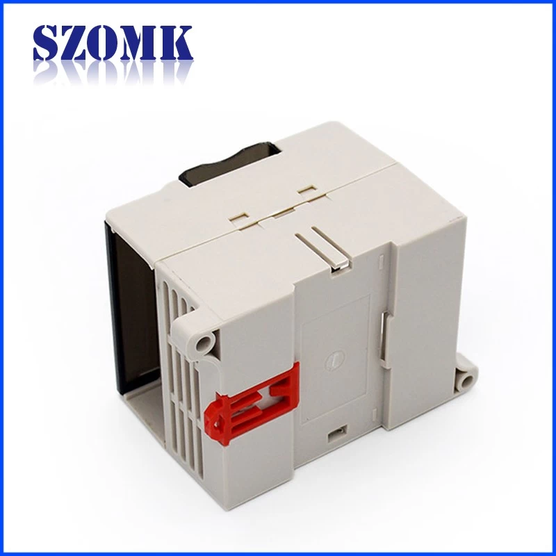 manufature industial plastic din rail enclosure for electronic project from szomk with 160*100*30mm