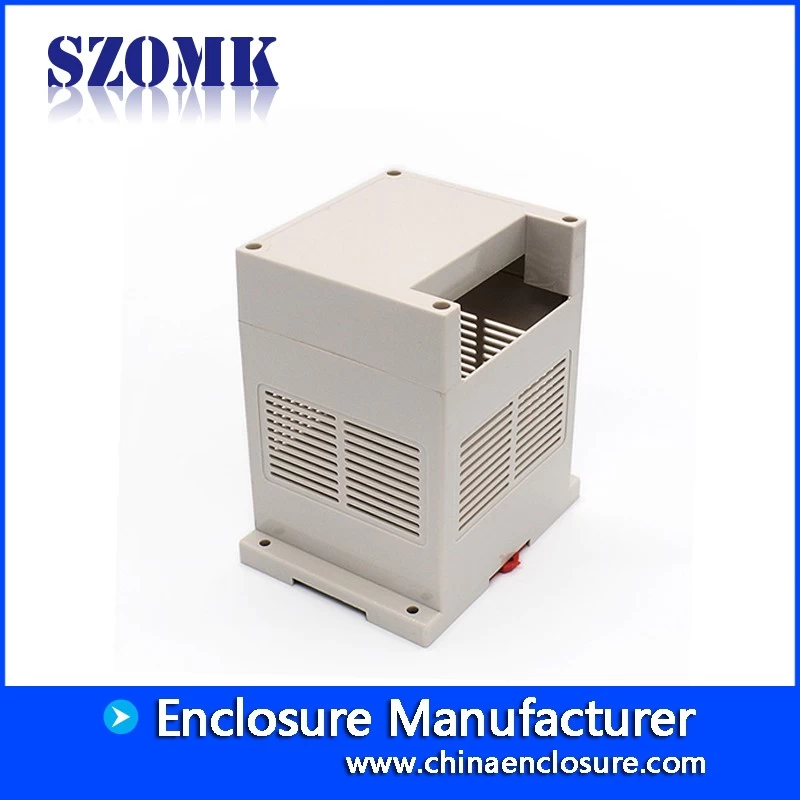 maufacture industrial injection plastic din rail enclosure for electronic device from szomk