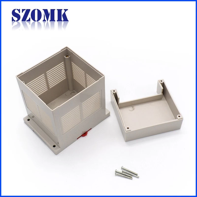 maufacture industrial injection plastic din rail enclosure for electronic device from szomk