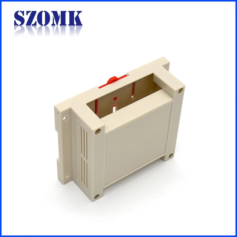 Shezhen abs plastic 115X90X40mm electronic PLC din rail box manufacture/AK-P-01