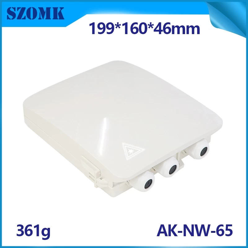 net work junction box pcb design wifi router enclosure diy network project box plastic modems housing AK-NW-65