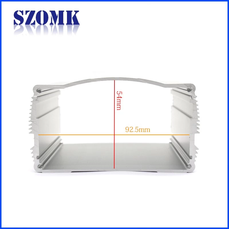 new design aluminum electronic enclosure for generator power supply custom electronic project casing with 123*58*105mm
