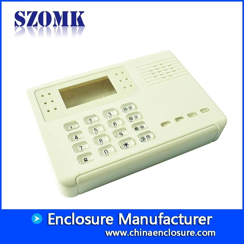 new type plastic enclosure with key board and display for industrial electronics AK-R-132 197*140*29 mm