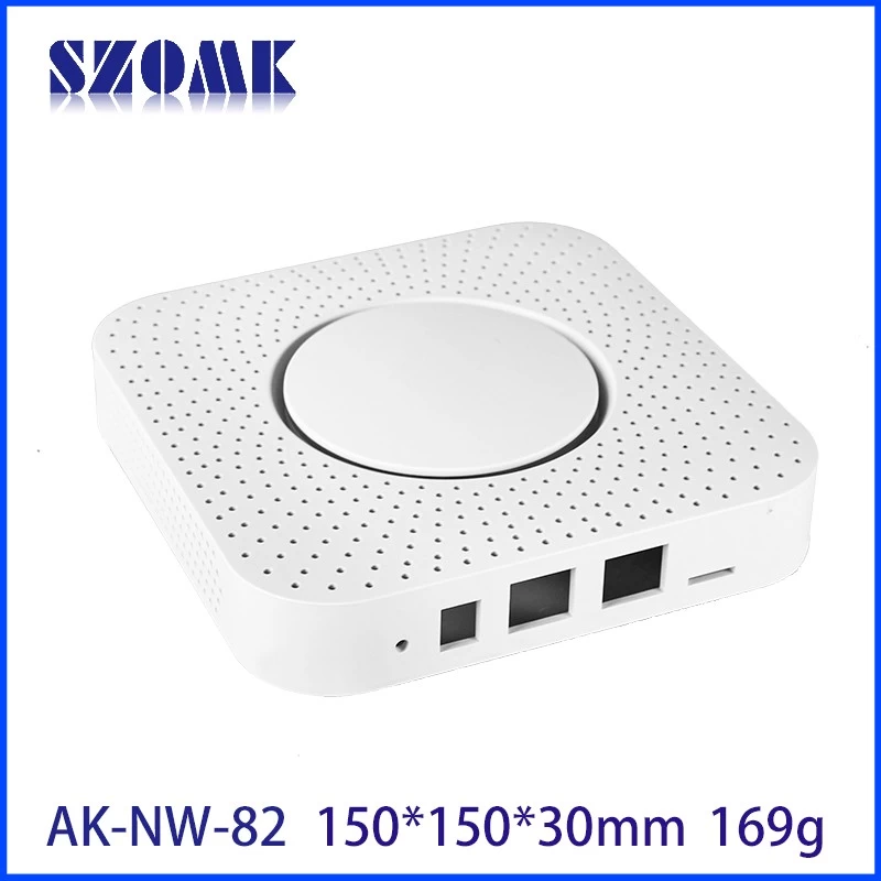 new type plastic net working housing WIFI router enclosure AK-NW-82 150*150*30