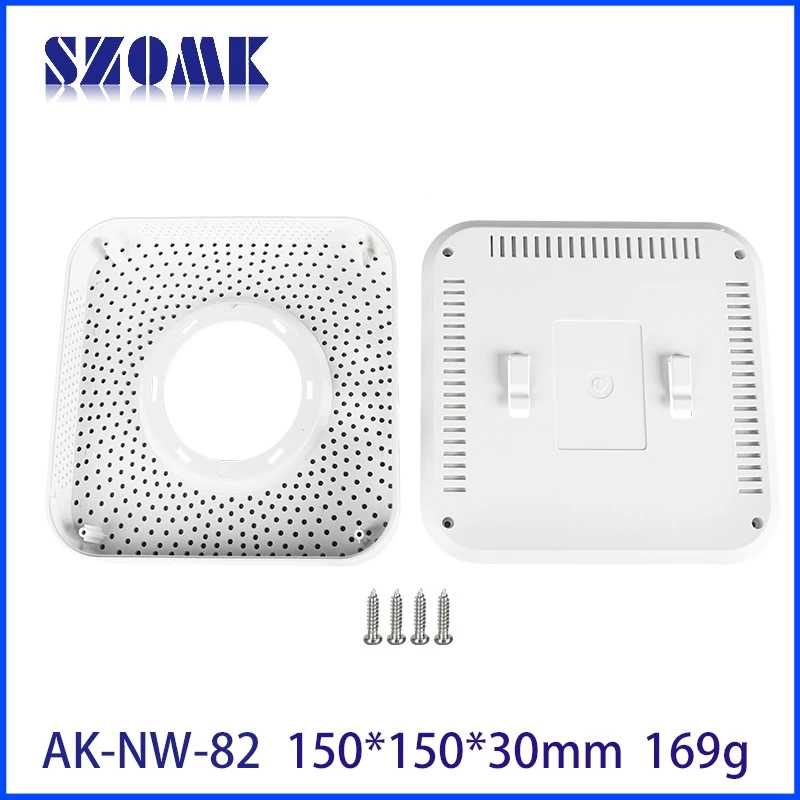 new type plastic net working housing WIFI router enclosure AK-NW-82 150*150*30
