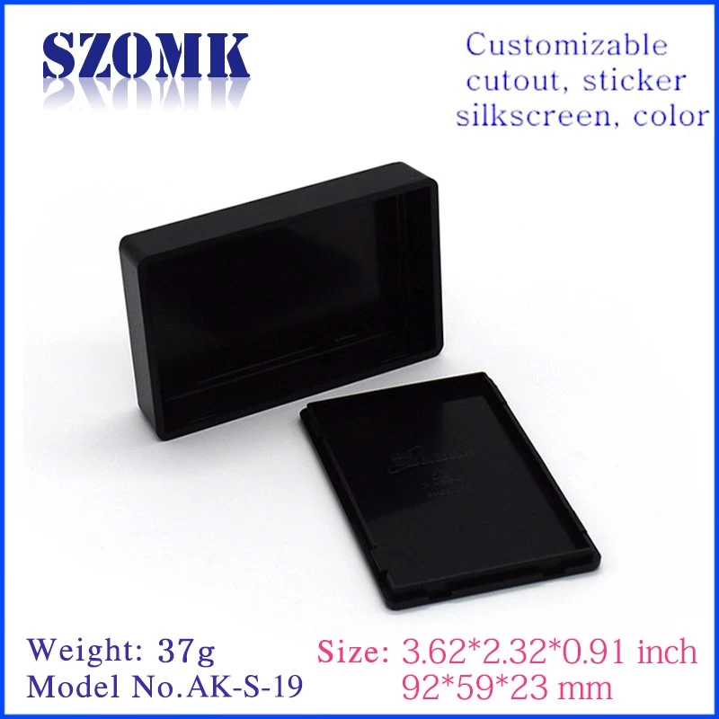 oem abs molded plastic electronic enclosure AK-S-19  23*59*92mm