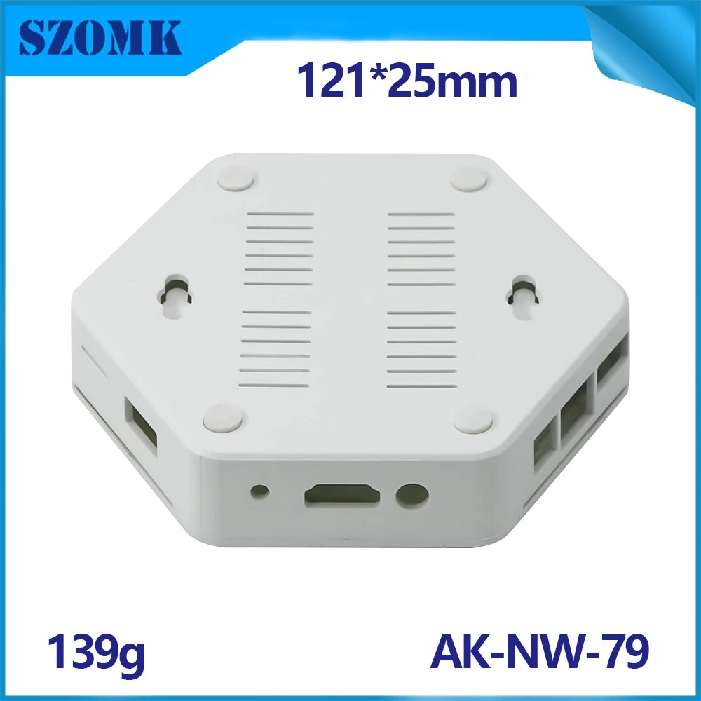 plastic enclosures for electronics smoke detector shell smart home kitchen Gas detector housing AK-NW-79