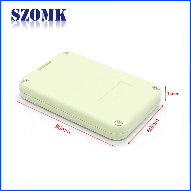 plastic industrial standard electronic device enclosure custom plastic case with 90*60*14mm