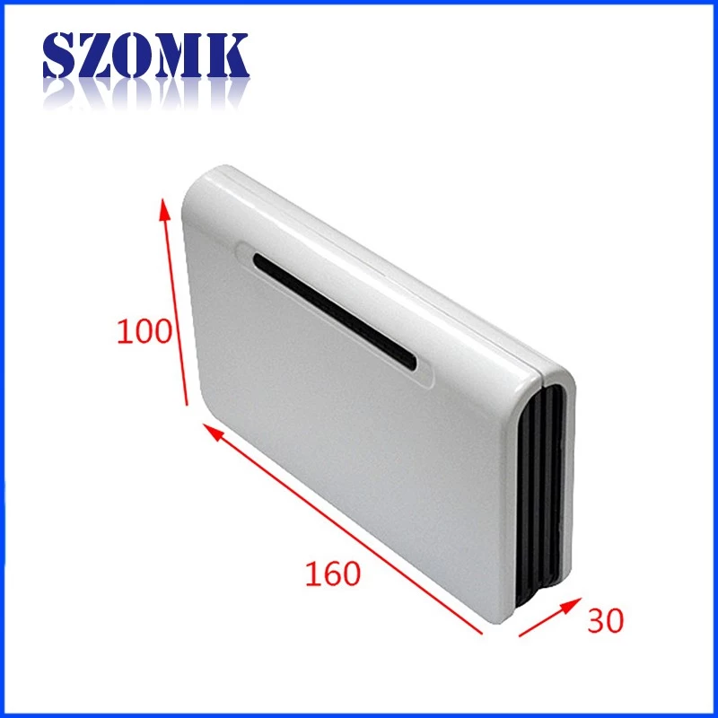 plastic industrial wireless network enclosure for elecronic device with 30*100*160mm