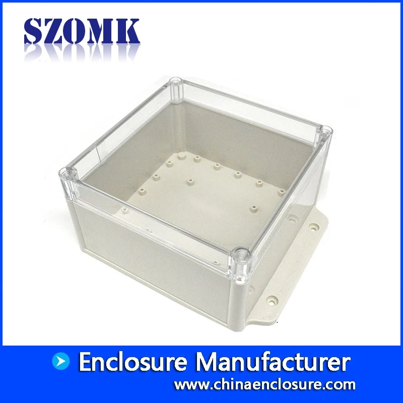plastic waterproof outdoor enclosure electronic device industrial housing with 204(L)*166(W)*90(H)mm