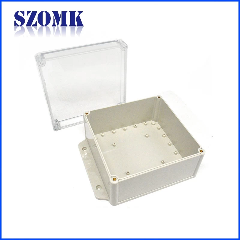 plastic waterproof outdoor enclosure electronic device industrial housing with 204(L)*166(W)*90(H)mm