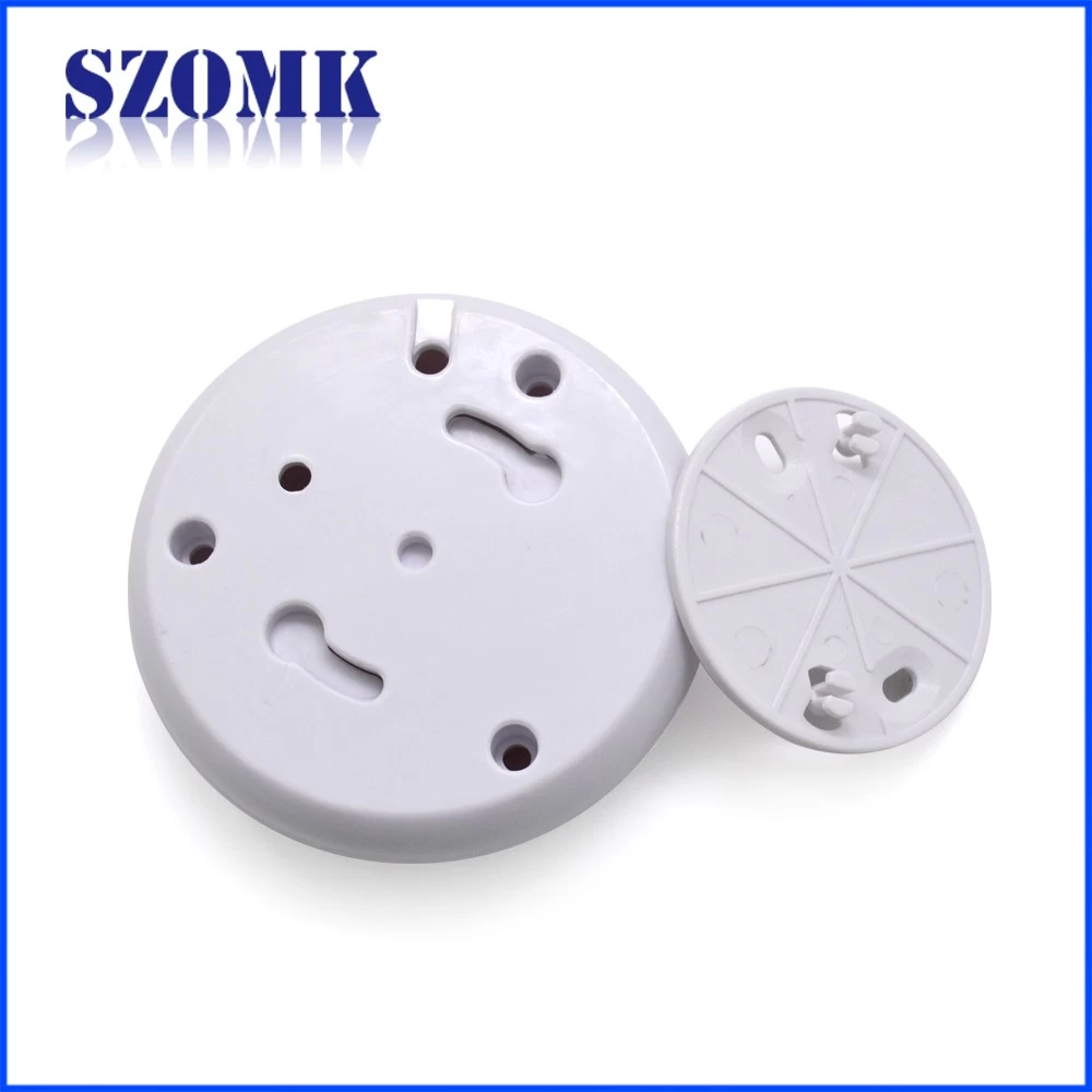 round plastic sound collector enclosure monitoring pickup box walkie talkie box size 80*30mm