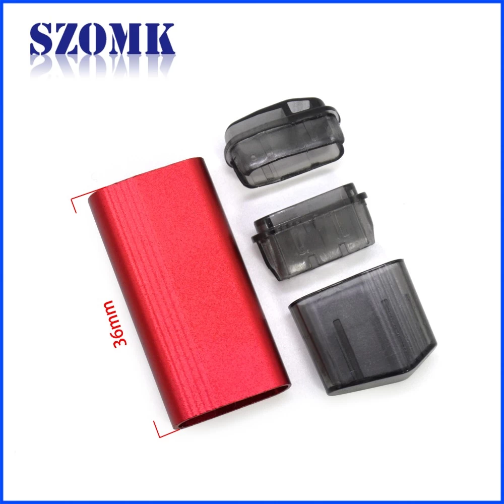 shenzhen factory plastic drive housing u-disk receiver enclosure size 59*19*9mm