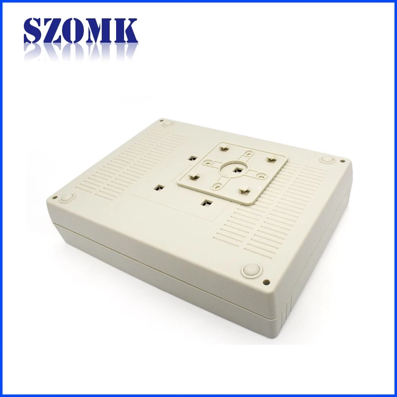 Shenzhen high quality big size 275X204X64mm abs plastic enclosure electronic wall mount cases supply/AK-W-23