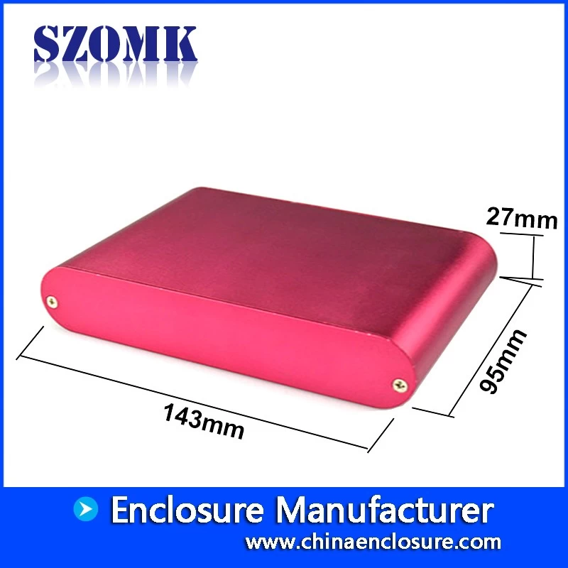 small electronic extruded aluminum enclosure for portable power supply AK-C-B20