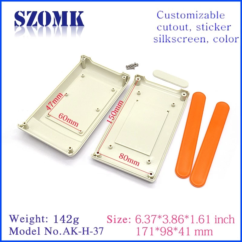 szomk abs plastic electronics junction housing handheld device box/AK-H-37