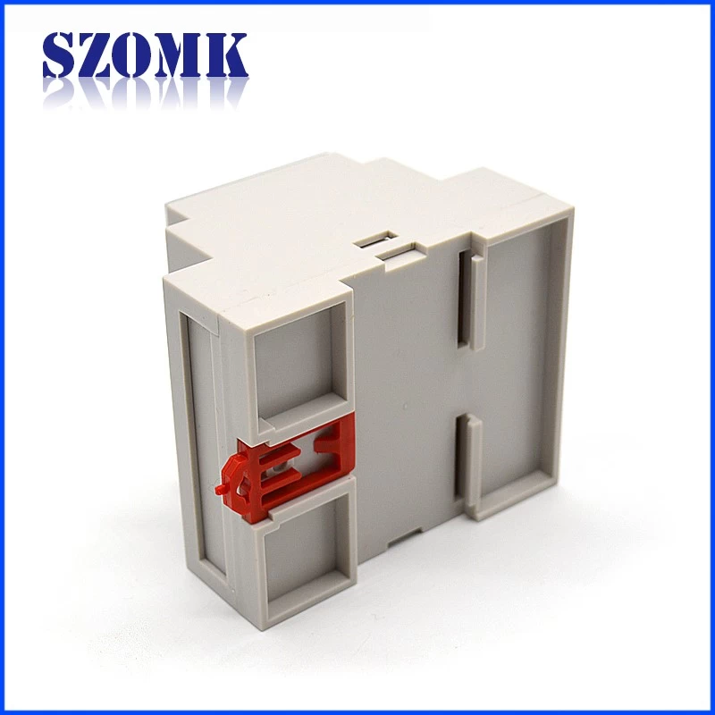 din rail case ABS plastic enclosure electronics device junction box for PCB board AK-DR-41 87*60*71mm