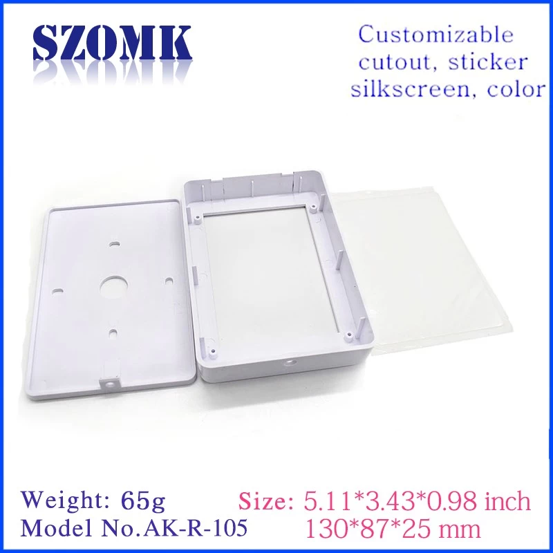 szomk diy wall mount plastic box abs card reader enclosure screen case LCD case RFID