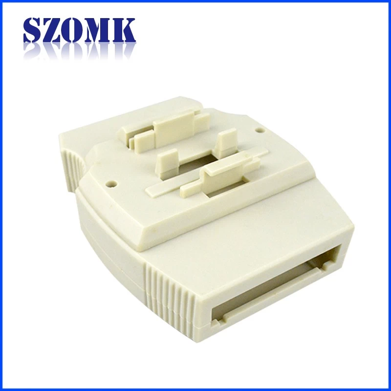 szomk outlet for pcb electronics project box din enclosure plastic AK-DR-11 102*80*22mm