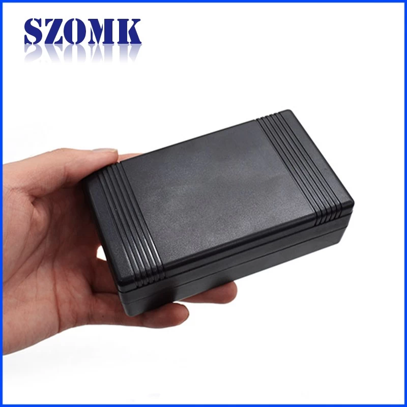 szomk plastic control box pcb outlets enclosure housing case black plastic electrical box distribution box