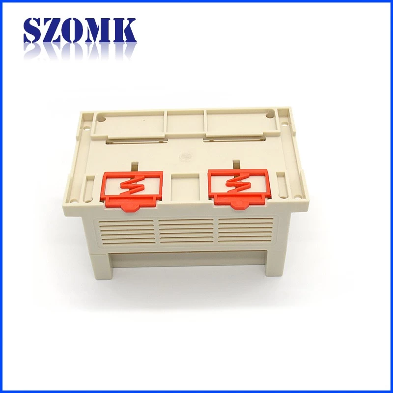 szomk plastic din rail enclosure AK-P-10 for eletronic device with 145*90*72mm
