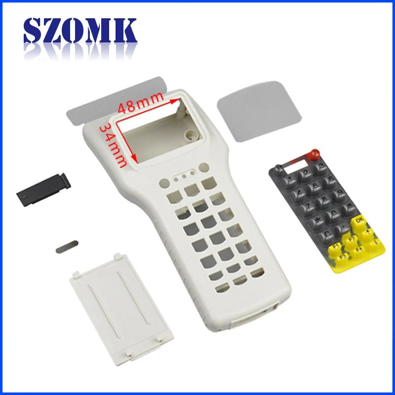 szomk plastic electrical handheld enclosure box with keypads AK-H-60