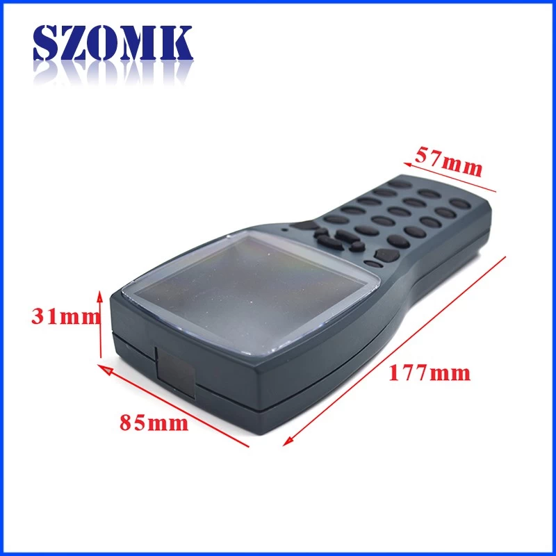 szomk plastic enclosure electronics box  amplifier box electronics  2x AA battery holder handheld plastic instrument case