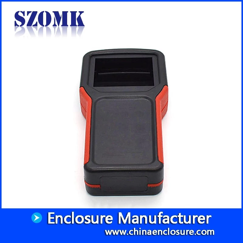 szomk plastic enclosure handheld electronics box 4x AAA battery holder AK-H-64