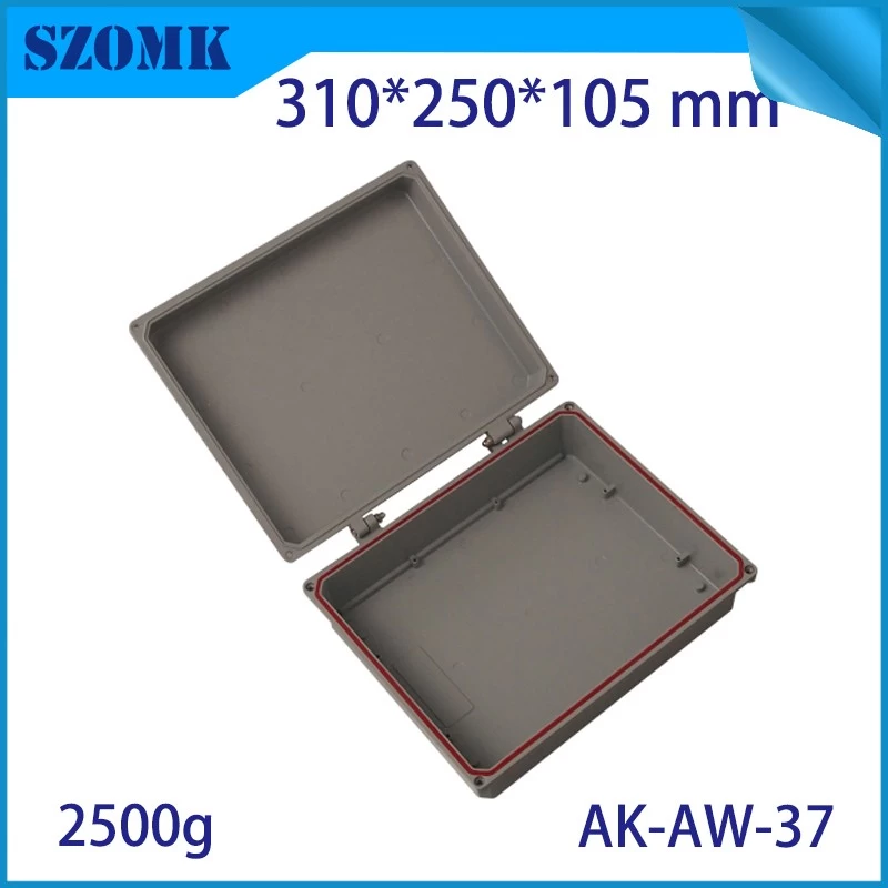 szomk strong material die-cast water proof aluminum enclosure AK-AW-37  310*250*105mm with better design