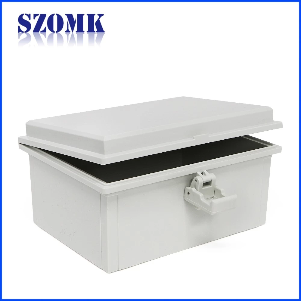 szomk PCB Electronic Project Waterproof Hinge Enclosure AK-01-37 200*150*100mm Waterproof Device Enclosure Box