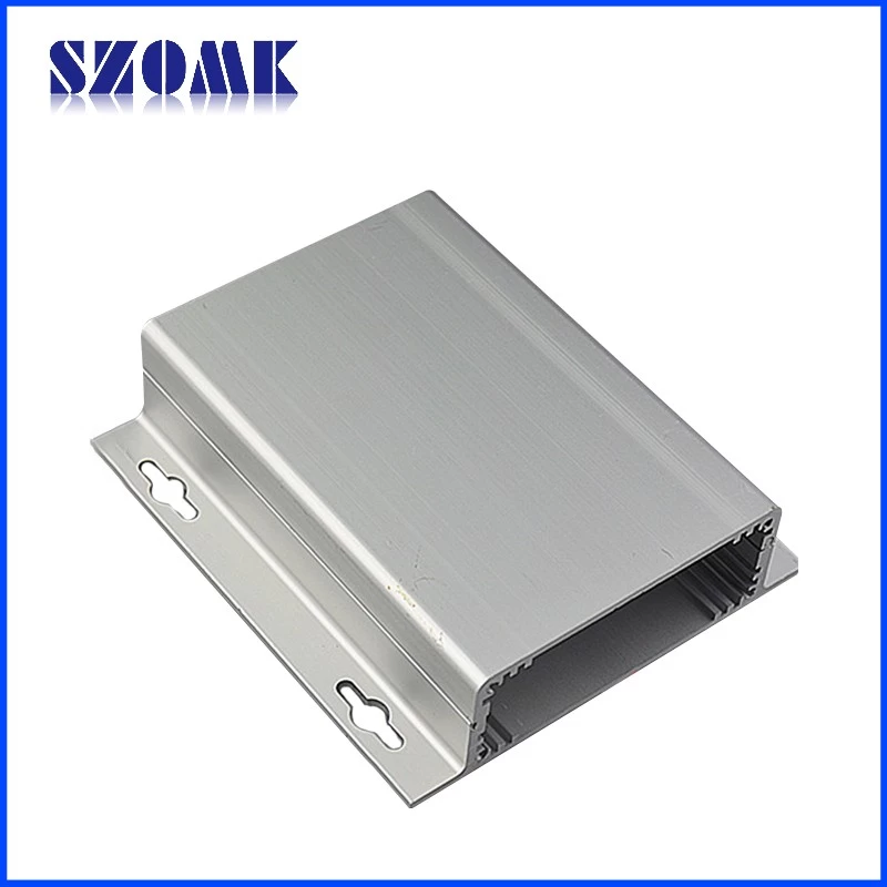 Aluminum Extruded Electrical Junction Boxes Metal Housings Silver color Box with Flangs