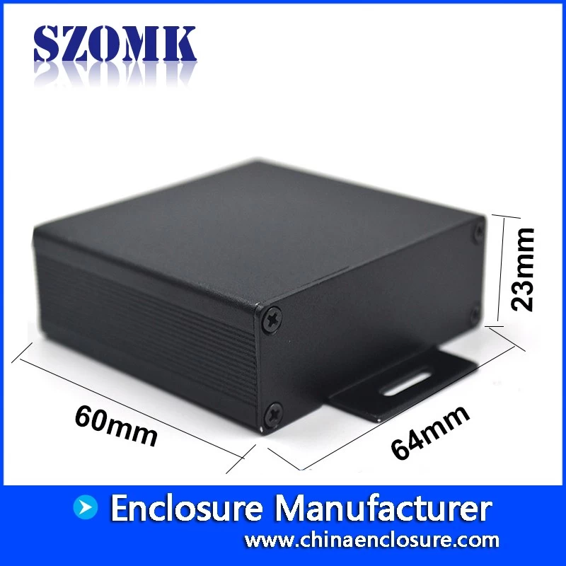 wall mounted extruded custom aluminum junction enclosure for pcb AK-C-B57 23*64*60