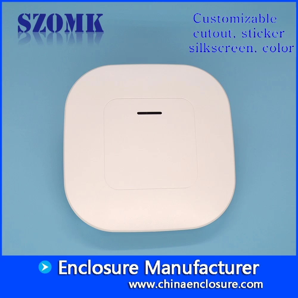 white new style Plastic Network Enclosure Electrical Wifi Router Casing Box 190*190*35