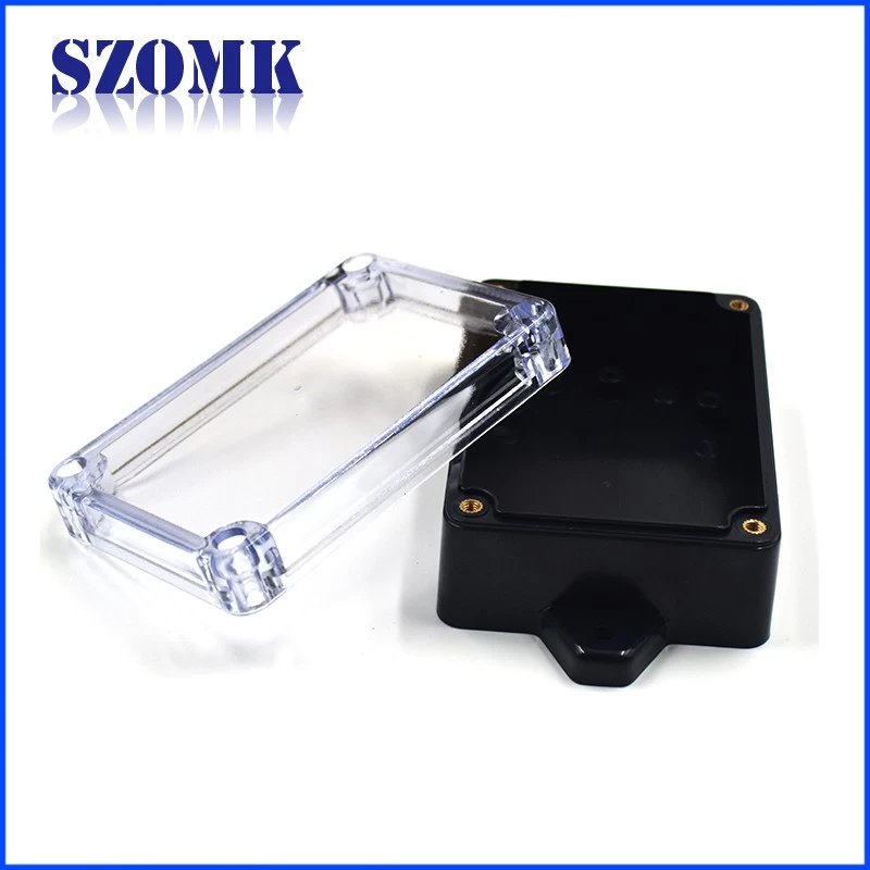 wholesale storage sealed plastic electrical waterproof injection box wall mount plastic box enclosure electronic clearly cover AK-B-FT21