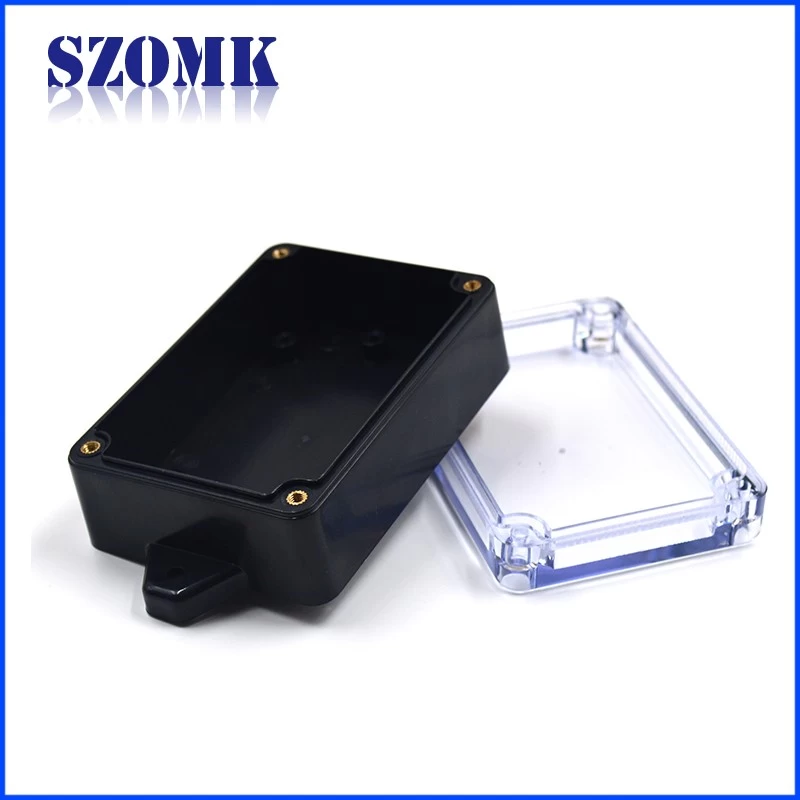 wholesale storage sealed plastic electrical waterproof injection box wall mount plastic box enclosure electronic clearly cover AK-B-FT21
