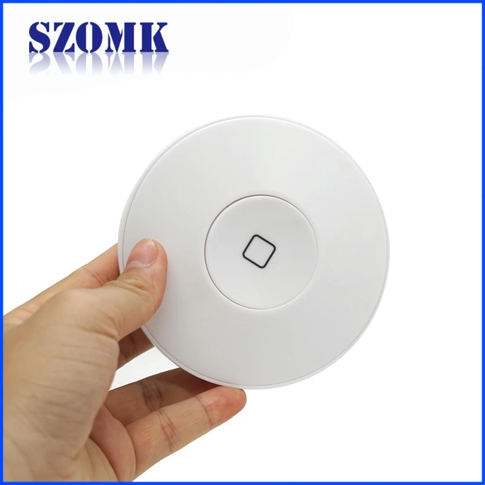 wireless round routing shell infrared transponder housing home smart controller junction enlcosure size 110*36mm